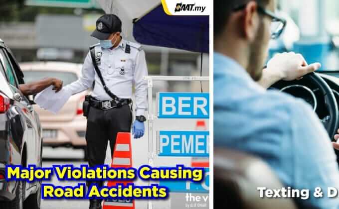 Major Violations Causing Road Accidents