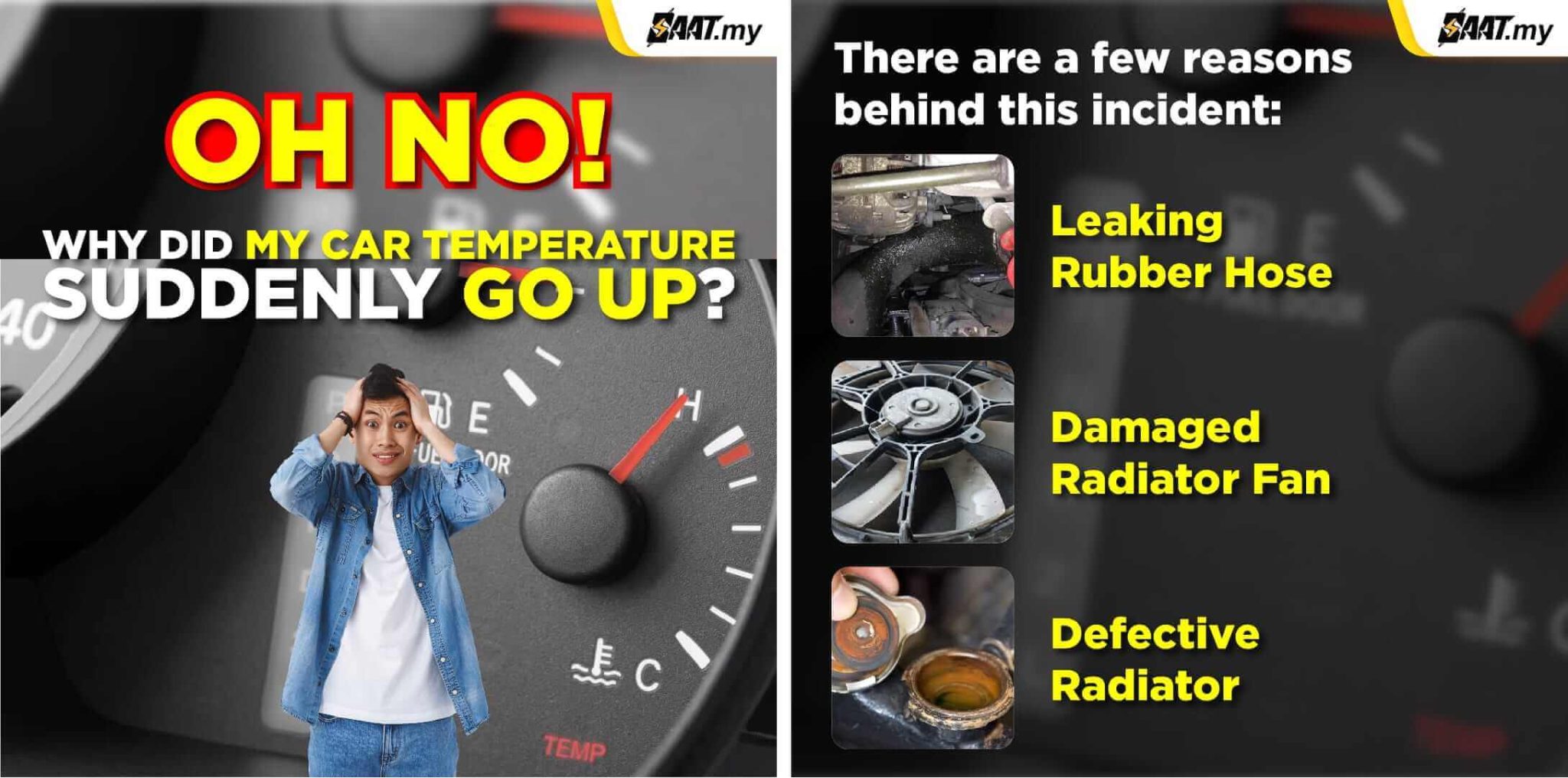 Why does your car's temperature suddenly go up? Saat