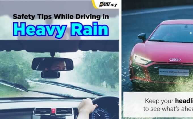 Nowadays, you have to always be prepared for rain in Malaysia